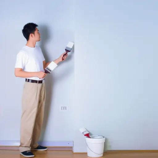 我想把我的房间刷成白色。