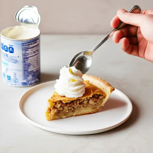 我能在这块馅饼上加点奶油吗？