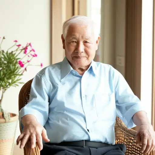 我的祖父七十岁了。