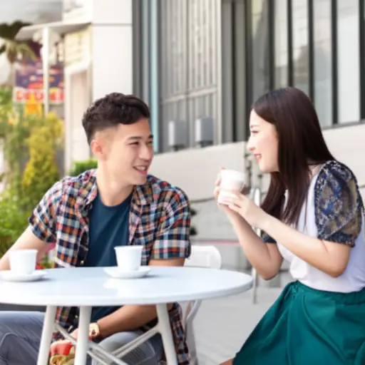 我们周末经常去那家咖啡店。