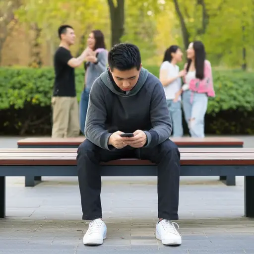 他发现很难交朋友。