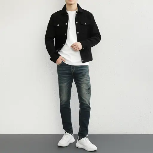 我最喜欢的衣服类型是休闲但同时又时尚。