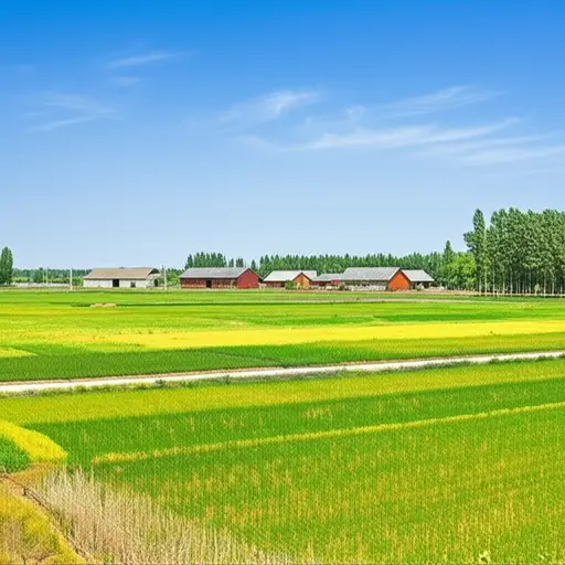 我们住在乡村地区。