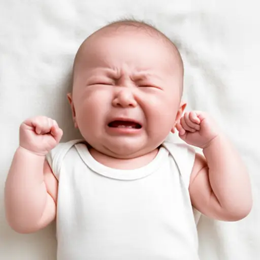 婴儿饿了就会哭。