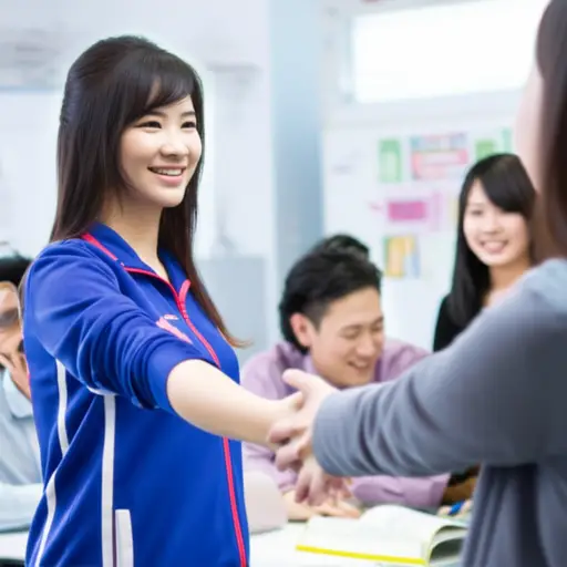 我的新同学很友好。