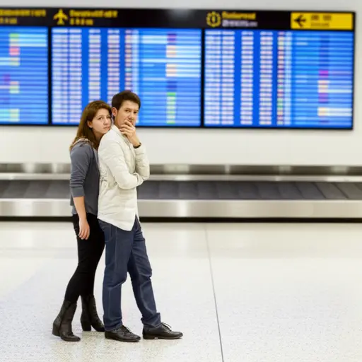 整个旅程是一场噩梦——我们丢了行李，还晚到了两天。