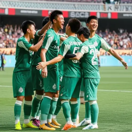 去年我们队打进了决赛。