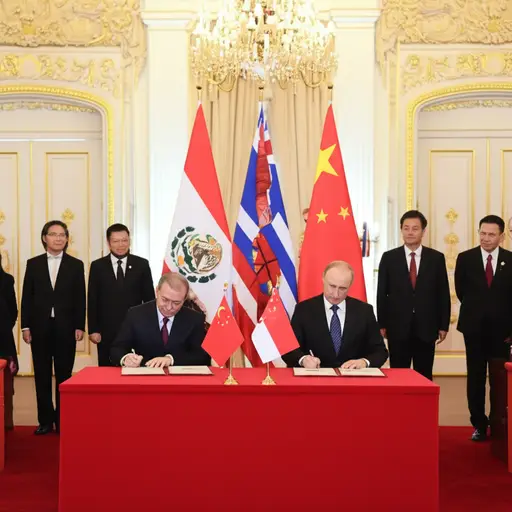 两国签署了一份重要的贸易协定。