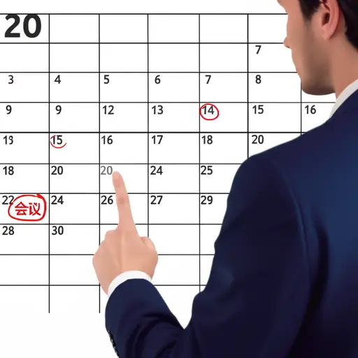 据我所知，会议定在明天。