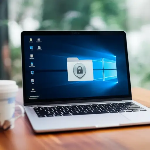 我们将秘密文件保存在电脑上一个受保护的文件夹中。