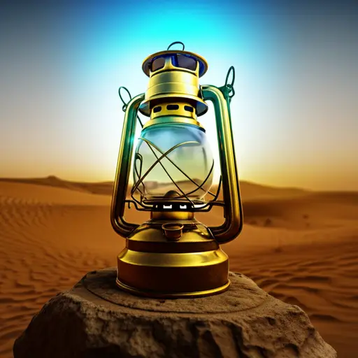 古老的传说讲述了一盏能满足任何愿望的神灯。