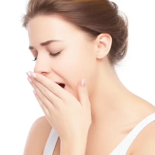 她用手捂住嘴巴打了个哈欠。