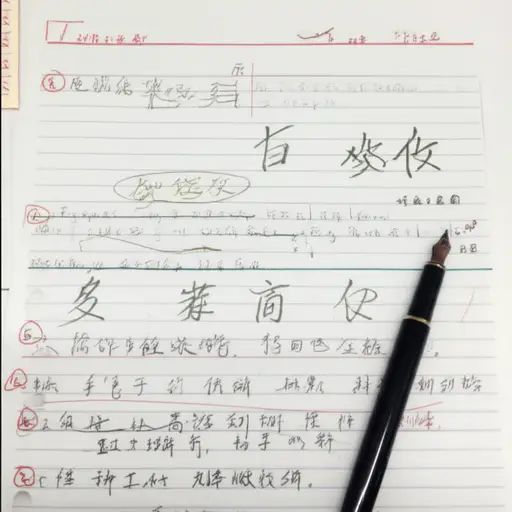 我写了一些个人信件的草稿。