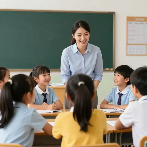 大多数孩子几乎立刻就喜欢上了他们的新老师。