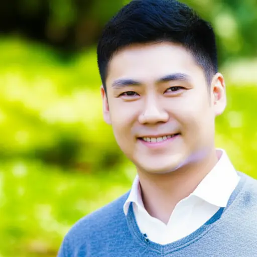 他总是带着温暖的笑容。