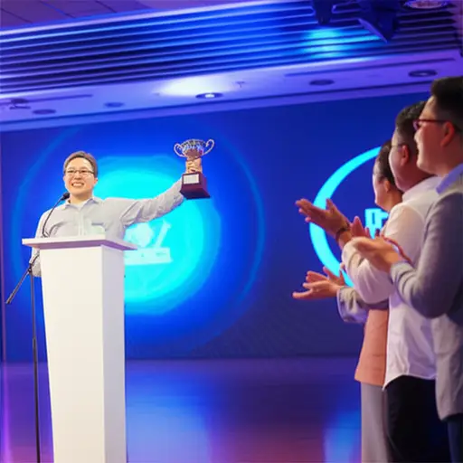 不幸的是，乔治今天不能和我们在一起，所以我很高兴代表他接受这个奖项。