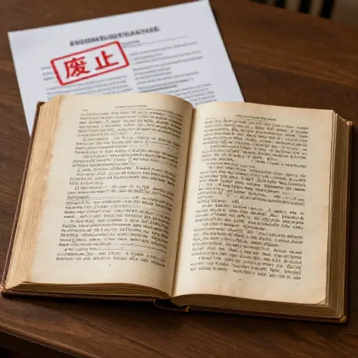 那条法律不再适用了。