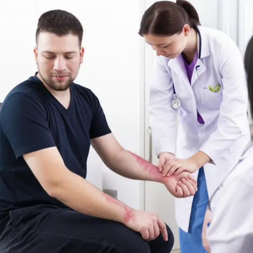 你应该把那个皮疹给你的医生看看。