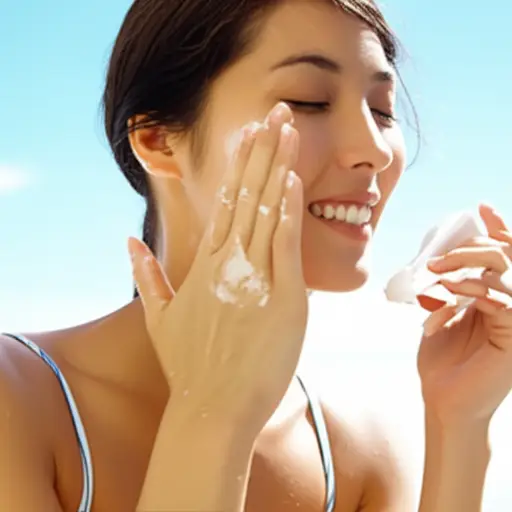 涂一些防晒霜以保护你的脸。