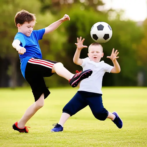 小心！别让球打到你的脸。