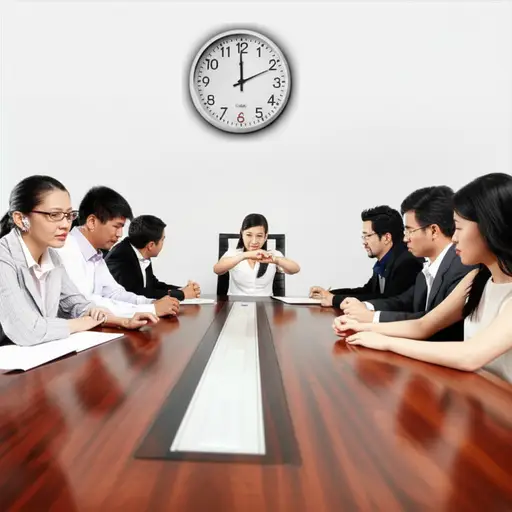 如果会议准时开始，我们就能早点结束。