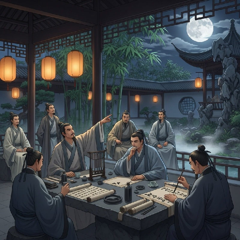 赏月是中秋节的重要习俗。