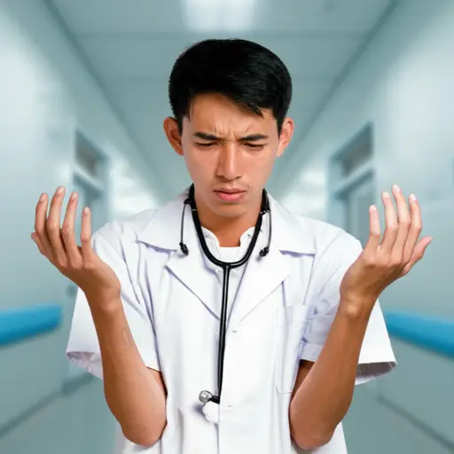 事故之后，他的手指完全失去了知觉。