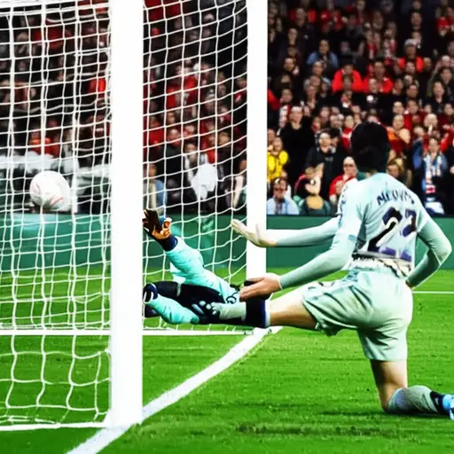 他在下半场打进了一个精彩的进球。