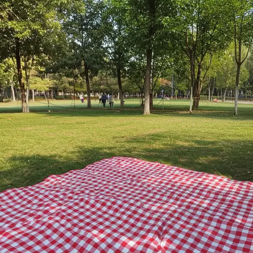 我们找到了一个野餐的好地方。