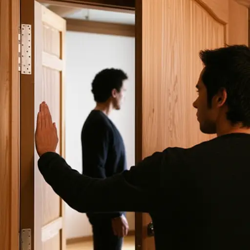 你能去应门吗？我觉得有人在敲门。