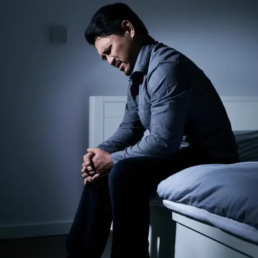 他昨晚感到膝盖一阵剧痛。