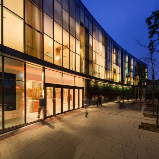 镇上的新俱乐部营业到很晚，总有一个舞池。