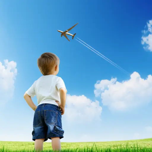 我长大后想成为一名飞行员。