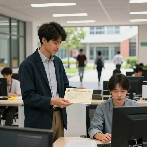 这所大学向低收入家庭的学生提供奖学金。