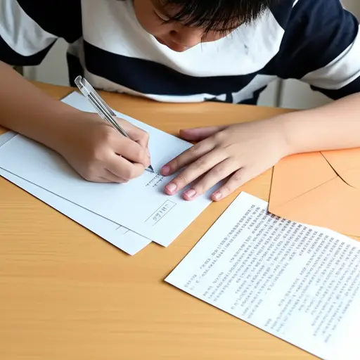 我的笔友和我每周互相写信。