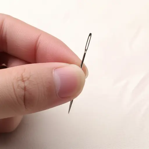 小心那根针；它很锋利！