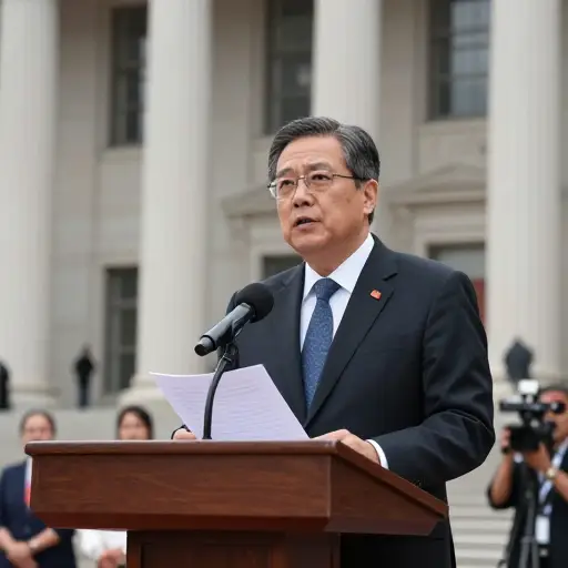 高级政府官员宣布了新政策。