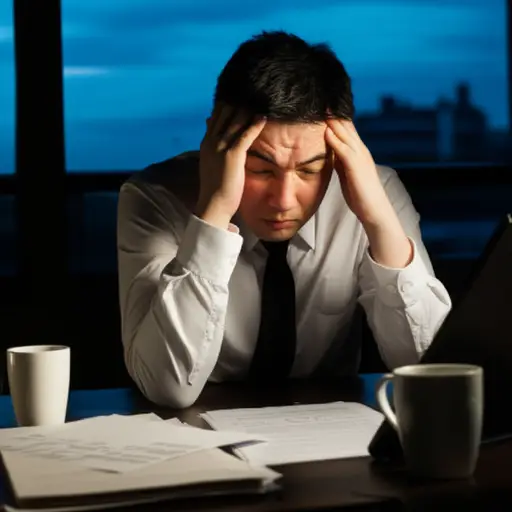 长期的压力可能导致人们出现与焦虑相关的症状。