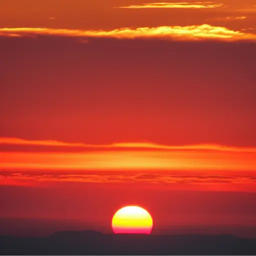 这是我见过的最美的日落。