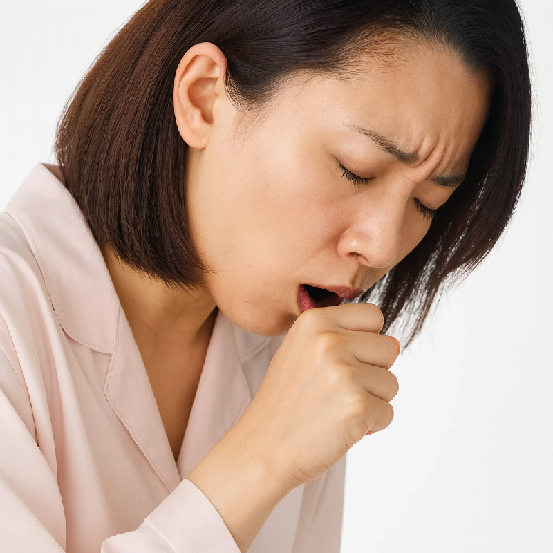 我感觉喉咙里有痰。