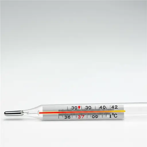 温度计显示温度在零度以上。