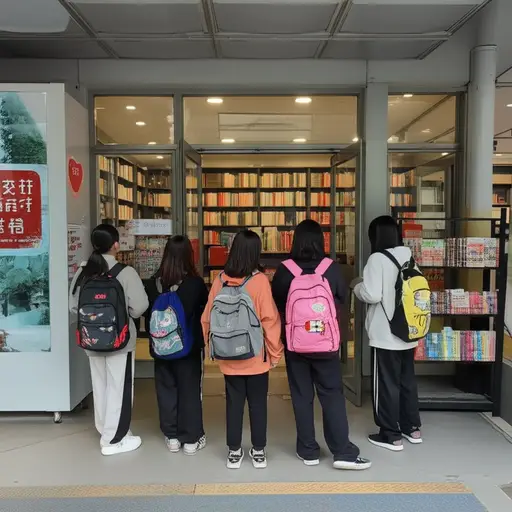 放学后，我有时会和朋友们去书店。