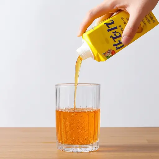 看看我能不能把果汁倒进玻璃杯而不洒出来。