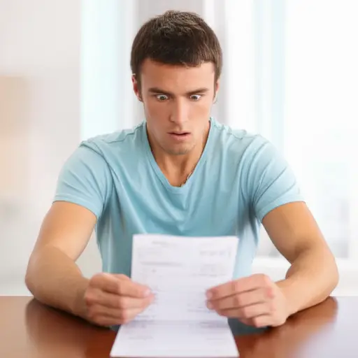 当我发现50英镑因一项未使用的服务被扣除时，我很惊讶。