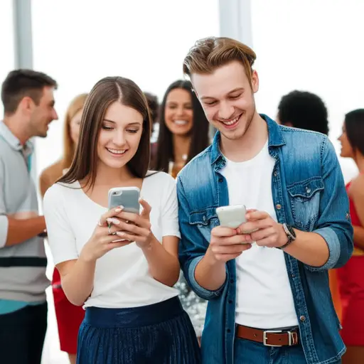 我们在派对上交换了电话号码。