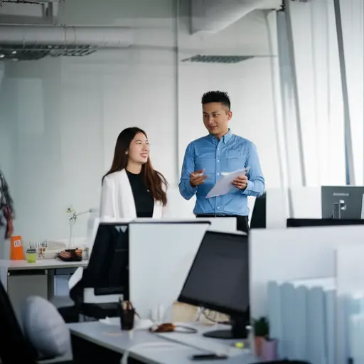 他们在工作中认识的。