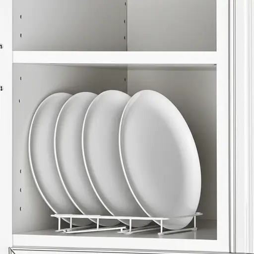 盘子在这个橱柜里。