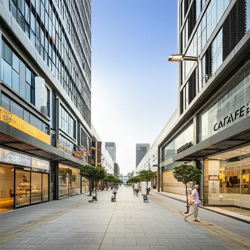 有一些时髦的咖啡馆、餐厅和博物馆。