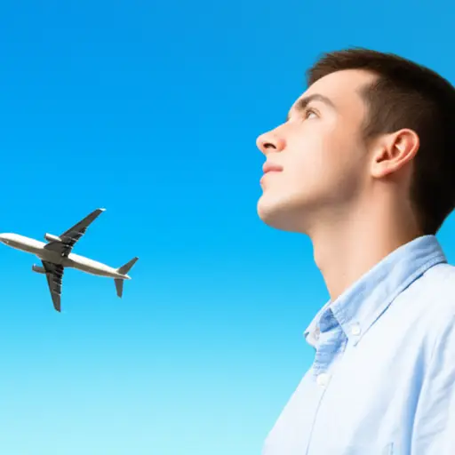 他一直梦想成为飞行员。