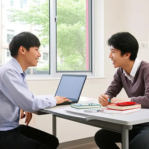 在线课程结束后，我们终于进行了一次面对面交谈。